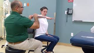 Shoulder external rotation goni