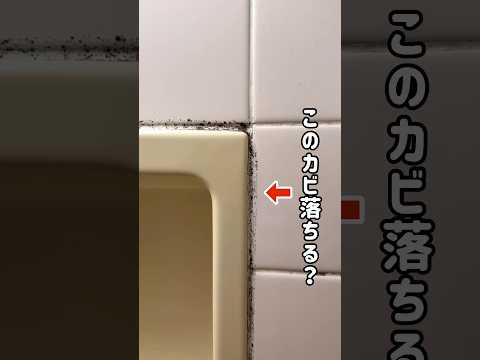 コーキングについた頑固なカビを落とし切る方法