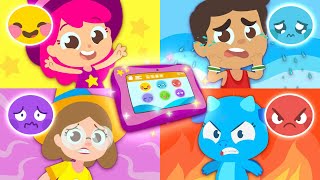 Little Witch Controls Feelings! - Funny Stories for Kids With Emojis | Kids Game | Kids Cartoon 🤪 screenshot 5