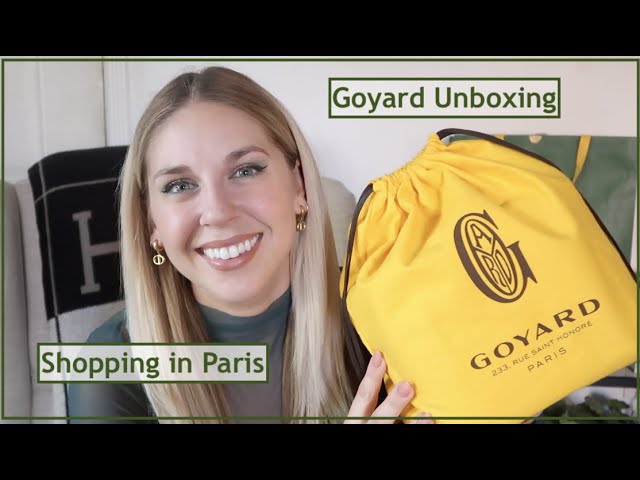 Goyard Unboxing from Paris +Storytime 