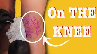 How To Place A Stencil On The Knee