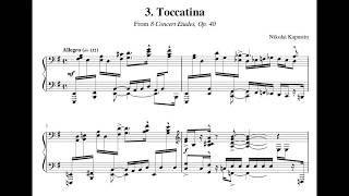 Video thumbnail of "Nikolai Kapustin - 8 Concert Etudes, Op. 40: III. Toccatina"