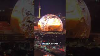 The Most Insane Sphere in the World! 🌍🔥 #LasVegas #viralshorts #shorts