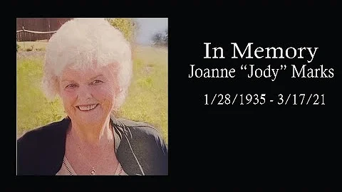 Jody Marks Memorial Service (CCLI Streaming Licens...