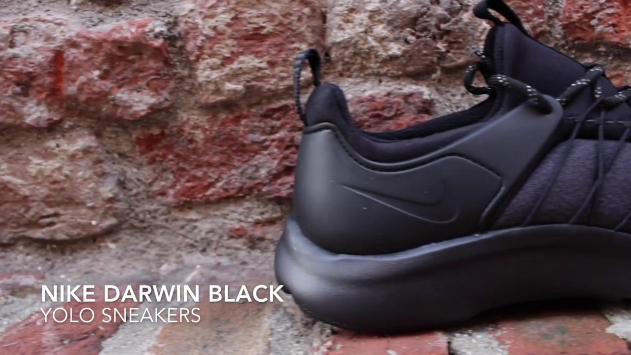 nike darwin triple black