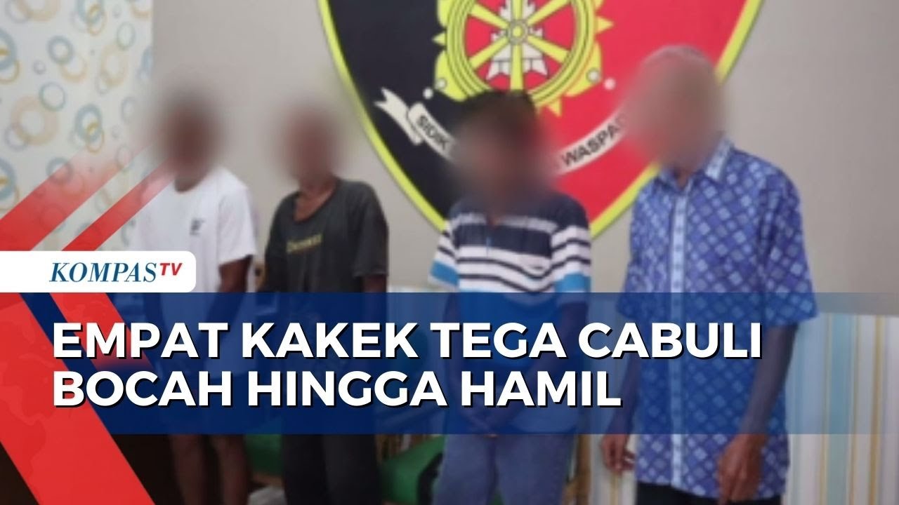 Empat Kakek Tega Perkosa Bocah 12 Tahun Hingga Hamil, Korban Diiming-imingi Uang Rp20 Ribu