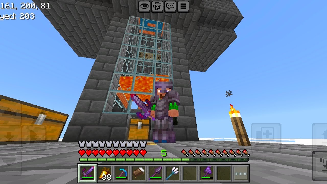 Making iron farm in aternos server day 3 ||Davil_Gamerz|| 