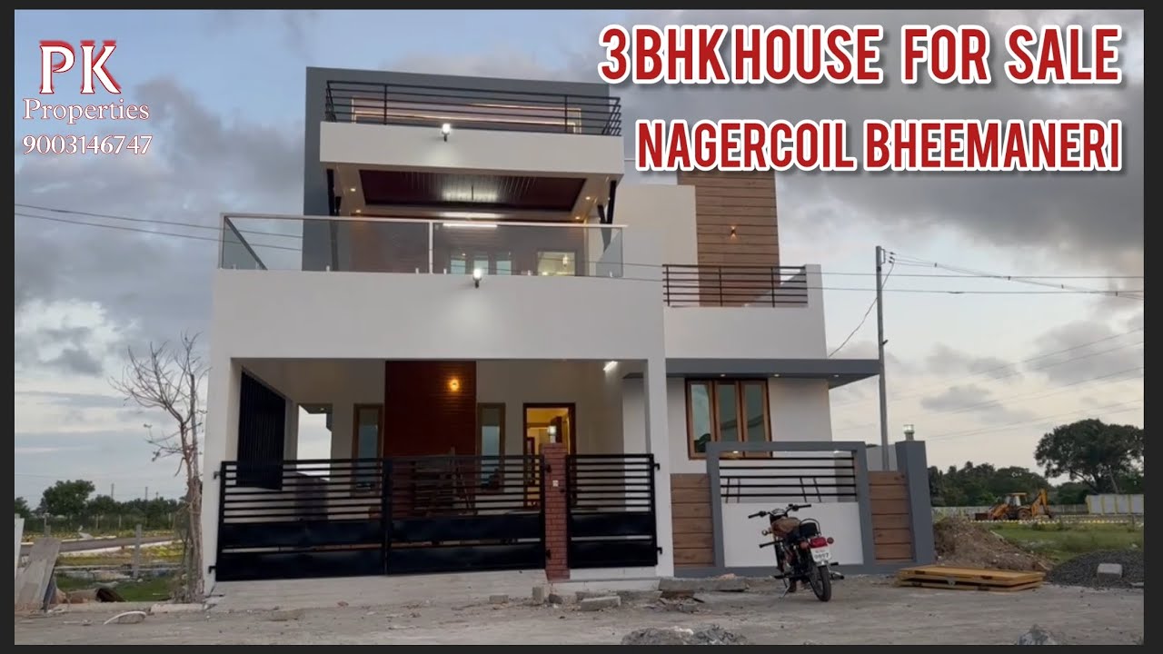 3 BHK House for sale Nagercoil, Bheemaneri 2300 sqft 3.9 cent land area