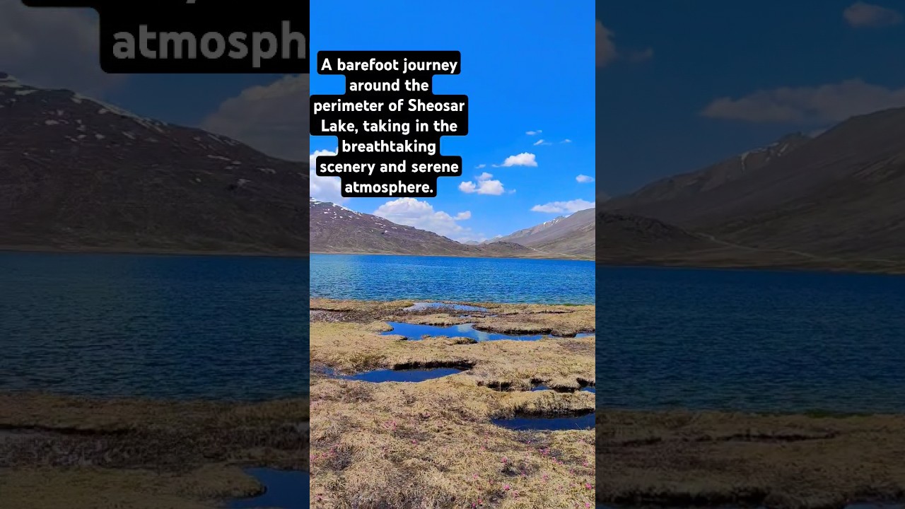 Sheosar Lake/ Shausar Lake, is a stunning destination in the Deosai National Park, Skardu, Pakistan.