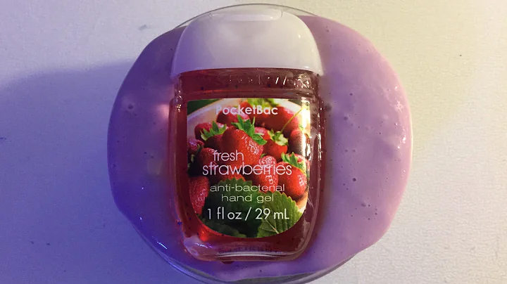 1 INGREDIENT: HAND SANITIZER SLIME?! * EXPERIMENT*