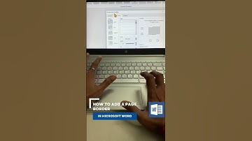 How to Add a Page Border in Microsoft Word? | short