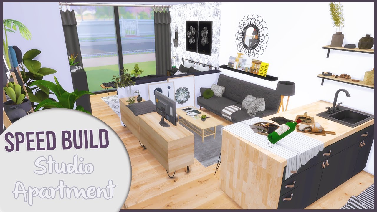 Making A Studio Apartment Using Only Cc By One Creator Novvvas Cc