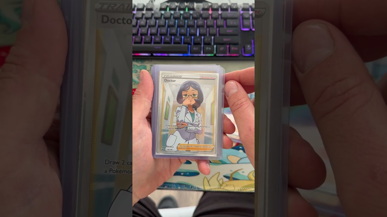 doctor pokemon card Amazon.com: Doctor - 190/198 - Full Art Ultra Rare - Sword & Shield main image 0