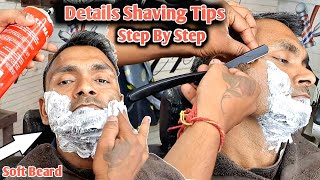 How To Use Shaving Tips For Men's | Details Shaving Tips Tutorial Video | Training By Sahil Barber