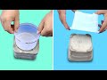 How to make small size cement pot at home - design no 04