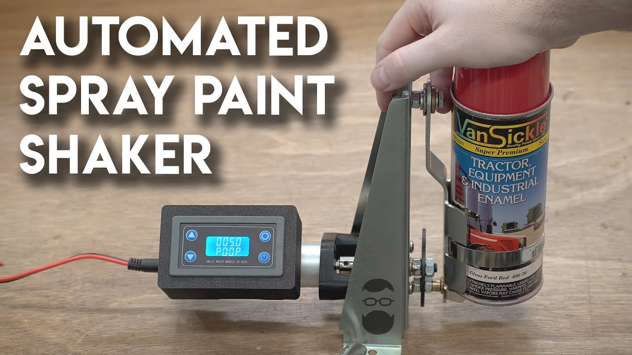 DIY Automatic Motorized Paint Shaker! 