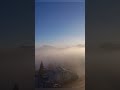 Herbst in den 🇨🇭Alpen.... Sonnenschein &amp; blauer Himmel, im Tal Nebel Meer