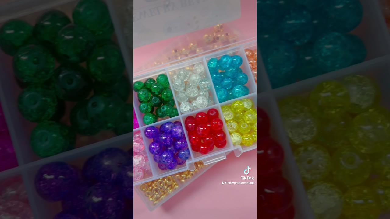 I LOVE these new glass beads😍🤩💖 