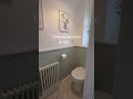 Small Downstairs Loo Transformation with Dove Grey Panelling &amp; Laura Ashley Tiles