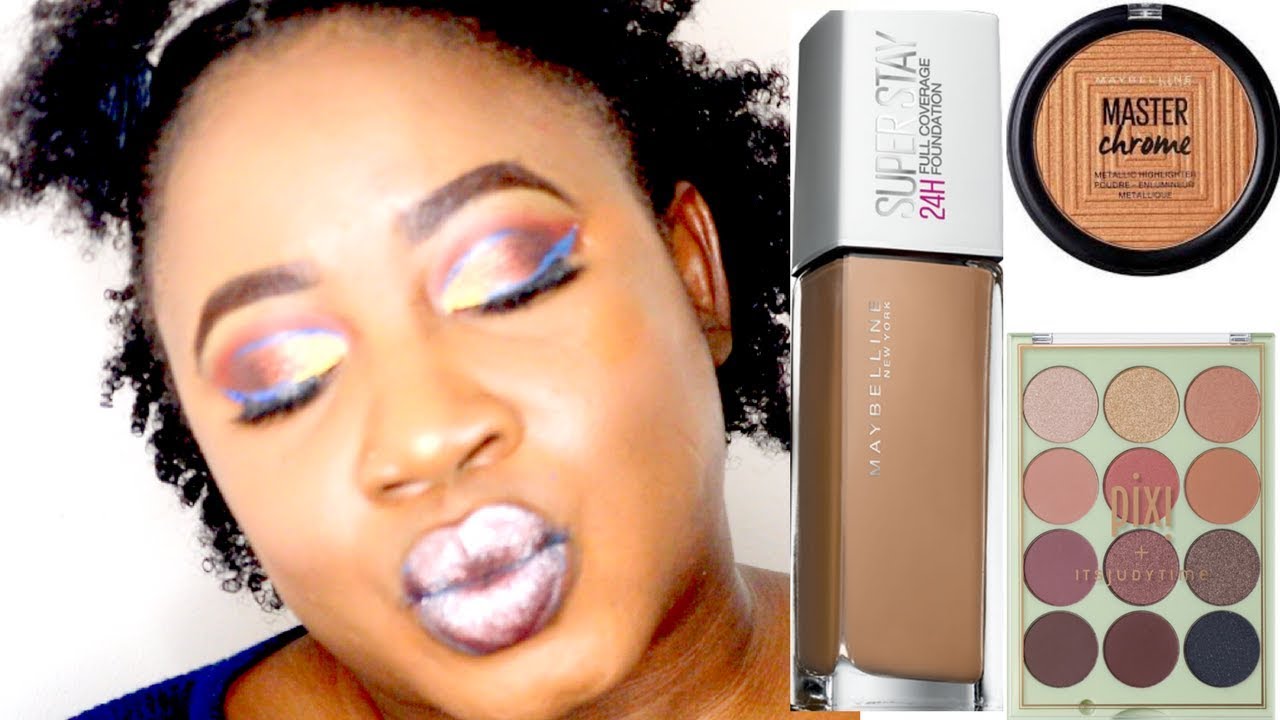 NOUVEAU FOND DE TEINT MAYBELLINE SUPERSTAY 24 H | PEAU NOIRE - YouTube