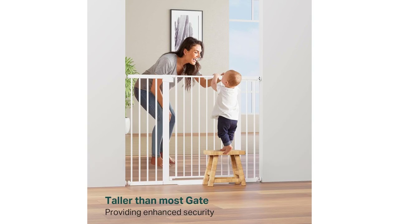 Review of the Cumbor Extra Tall Baby Gate: A Must-Have for Pet and Child Safety!