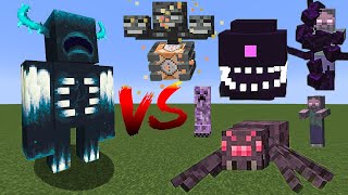 Warden vs Wither Storm Mobs (Super Battle)