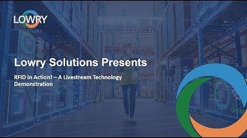 RFID in Action! – A Livestream Technology Demonstration