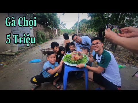 Video Tuấn Cận Ăn Mừng Món Gà Chọi Nướng Siêu Ngon - youtube