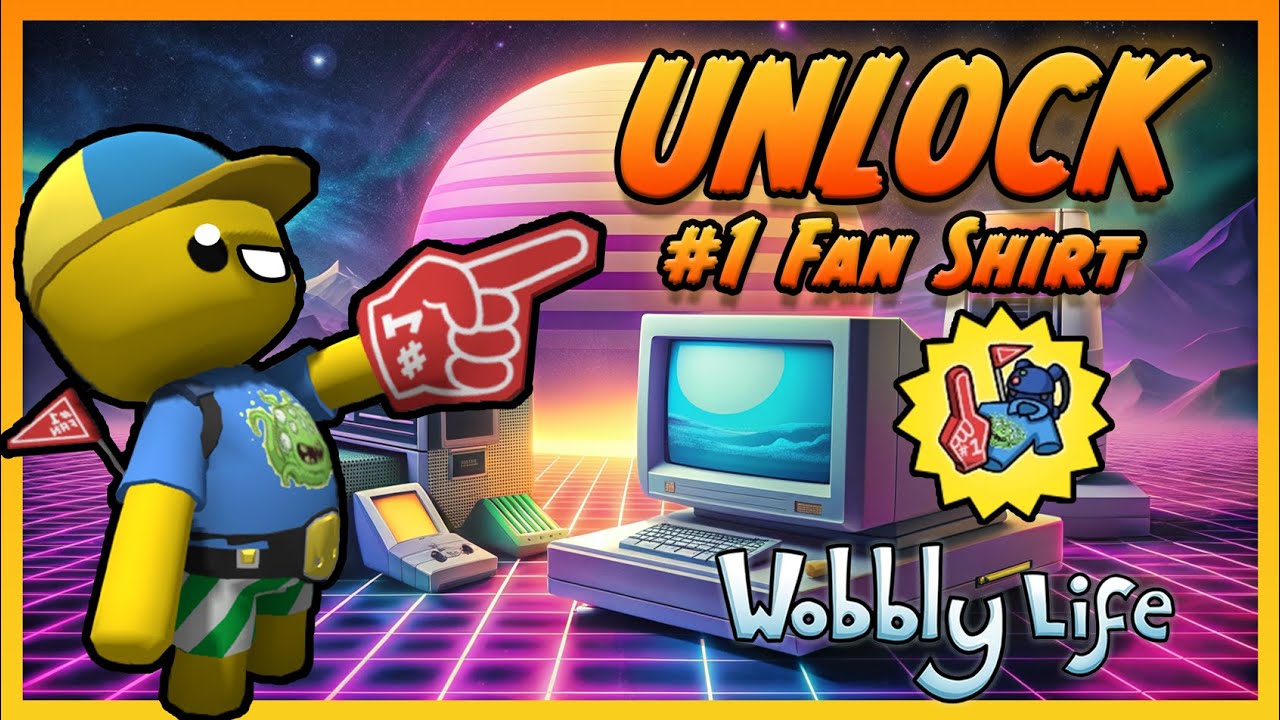 SO SCHALTET IHR das #1 FAN SHIRT FREI! SECRET *UNLOCK* Wobbly Life 0.94