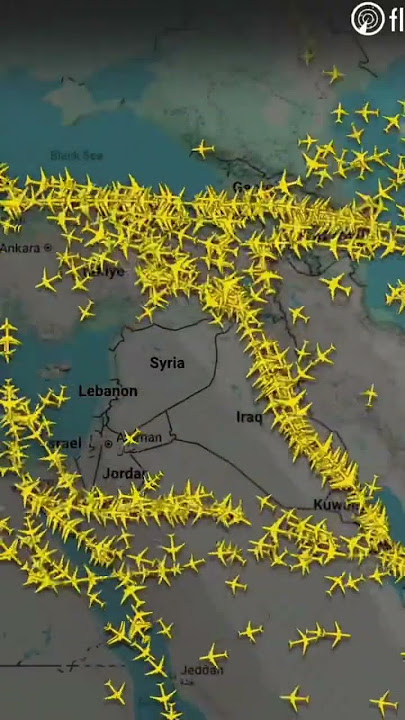 Planes empty Iranian skies during Israeli strike