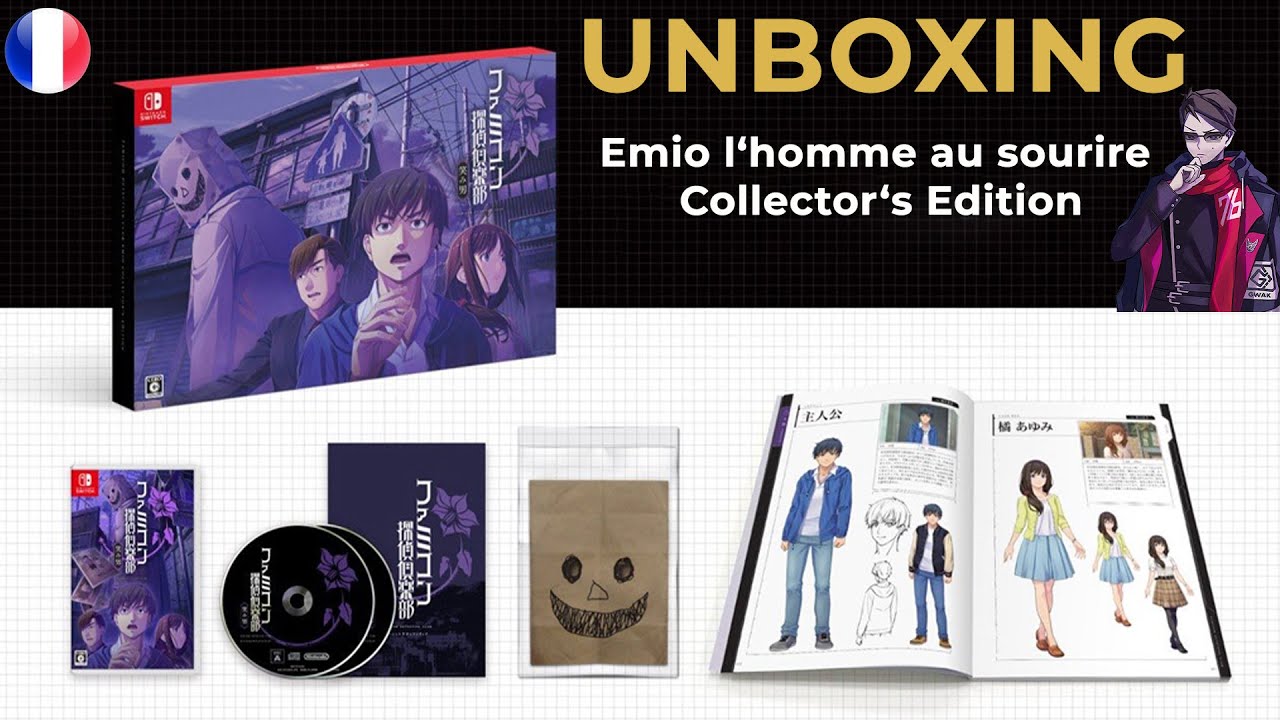 UNBOXING COLLECTOR JAPONAIS EMIO : L'HOMME AU SOURIRE - EDITION LIMITEE