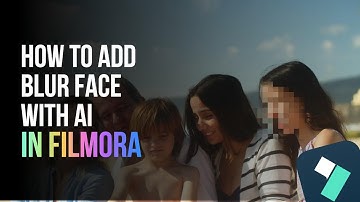 How To Add Blur Face With AI On Filmora 14