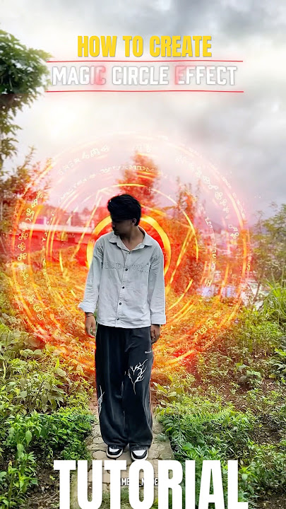 Magic circle effect overlay in capcut tutorial || easy to use ans learn || #capcutedit