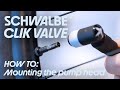 Schwalbe CLIK VALVE How To: Mounting the pump head