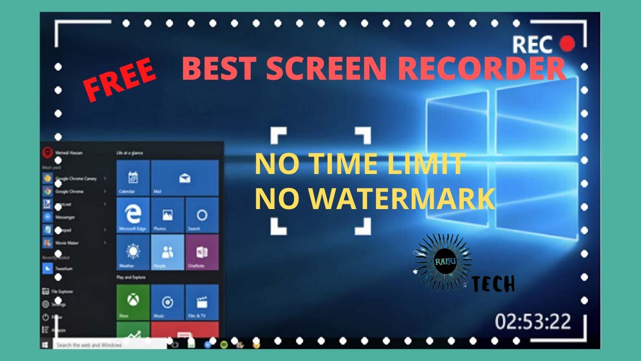 best free screen recorder windows 10 no watermark