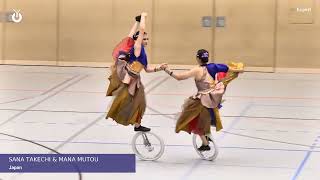 UNICON 22 - Sana Takechi and Mana Mutou - Japan - Pairs Freestyle Expert