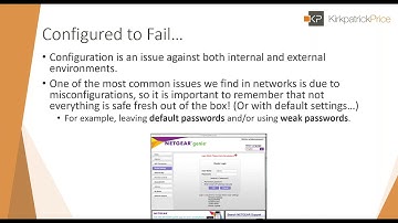 Think Like a Hacker: Common Vulnerabilities in Networks