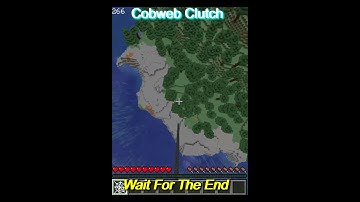 Cobweb Mlg in Minecraft Hard Mlg in Minecraft #shorts