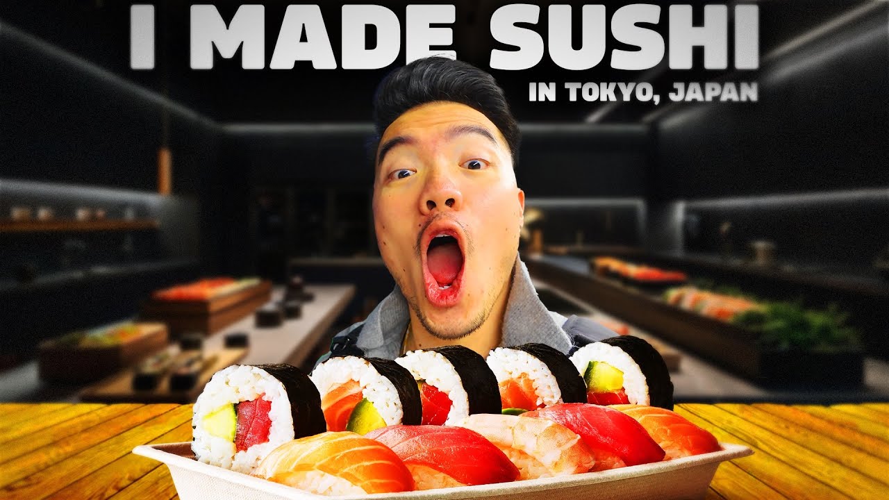 I BECAME A SUSHI CHEF IN TOKYO, JAPAN 🇯🇵🍣 Vlog w/ OVERNIGHT