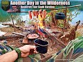 Bushcraft tour usa  another day in the wilderness  angeln lagerfeuer  wildnis