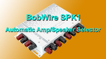 Automatic Amp-Speaker Selector Switch w/ Audio Sensing or 12 volt Trigger Modes, the BobWire SPK1