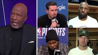 FULL Lakers vs Rockets Gm 2 | POSTGAME ANALYSIS &amp; INTERVIEW: J. Worthy, JJ, LeBron, Luke, Smart &amp; KD