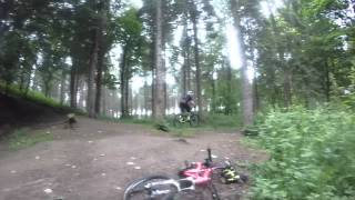 Bomb Hole Jump 07 07 2015 Chopwell woods