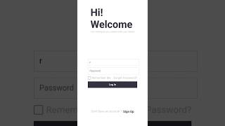 Welcome Page || Html &amp; Css ##shorts #shortsfeed