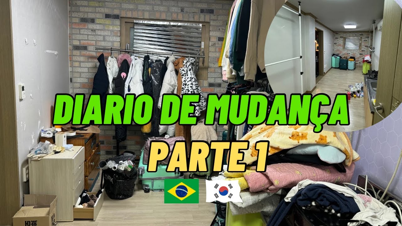 DIARIO DE MUDANÇA - PARTE 1: Organização do quarto e fim das araras de roupa no closet