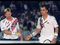 Ivan Lendl boom-booms Boris Becker