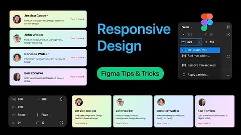 Responsive Card Component UI Design in Figma, Tips &Tricks