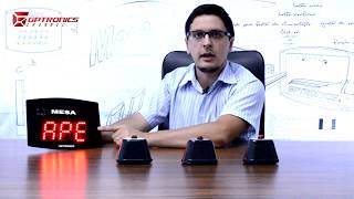 Painel Chama Garçom com Chamadores - 24x18 cm - Vídeo Explicativo screenshot 3