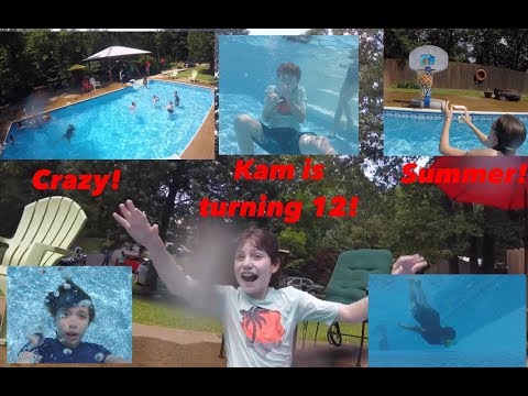Kam’s 12th Birthday Party! (Pool Party)