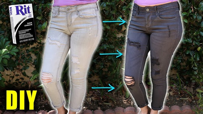 How to Dye Your Jeans: My 3 Favorite Techniques - FeltMagnet